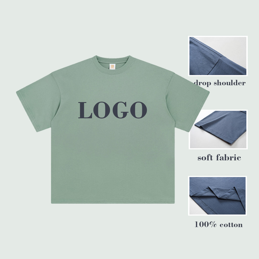 Customized Basic Blanks Loose Heavyweight Sublimation Streetwear Drop Shoulder High Quality Fashion Dtf Transfers for t Shirts