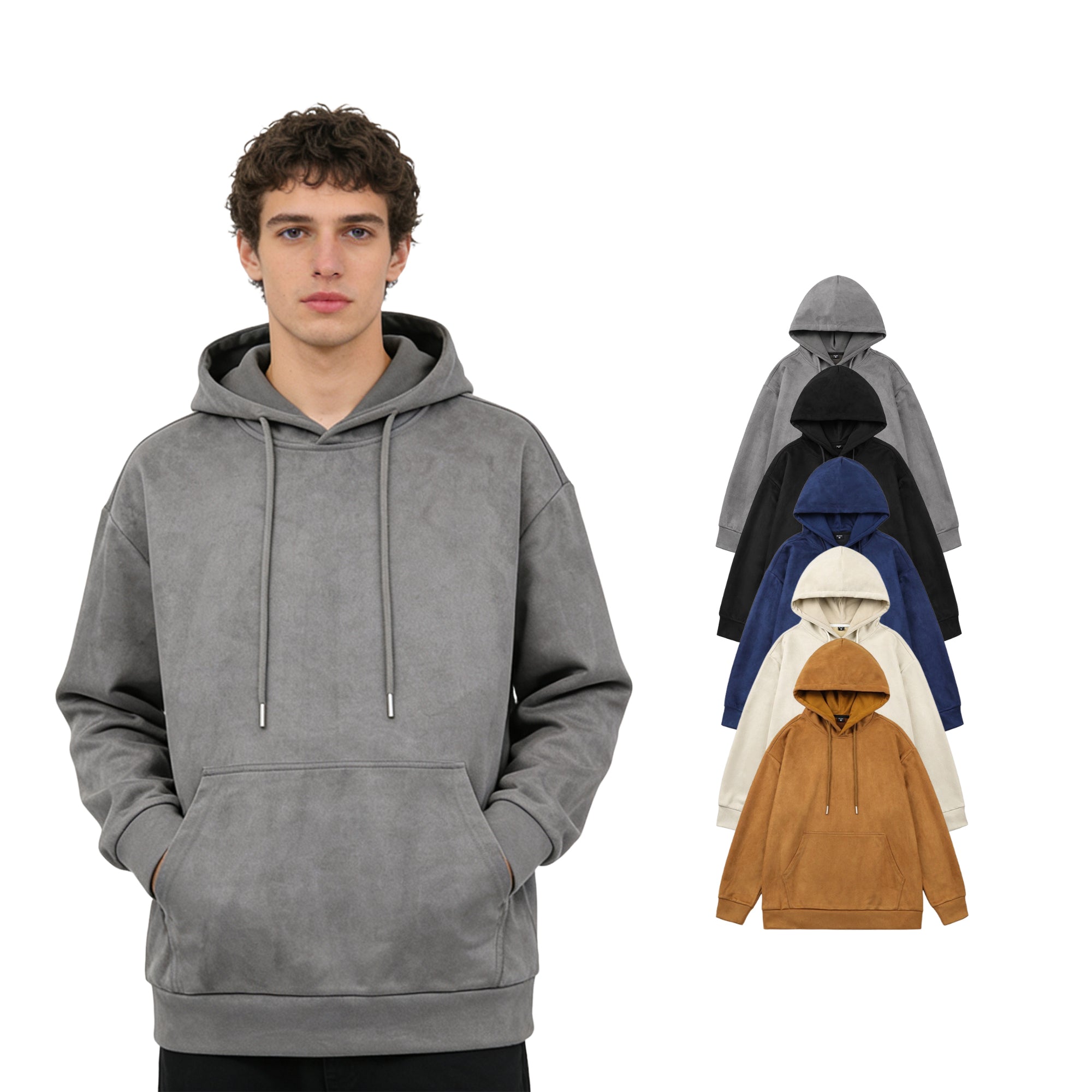 Manufacturer Hoodies Oversized Streetwear Drop Shoulder Blank Pullover Fleece High Quality Wholesale Hoodies