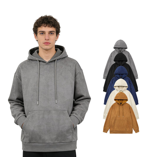 Manufacturer Hoodies Oversized Streetwear Drop Shoulder Blank Pullover Fleece High Quality Wholesale Hoodies