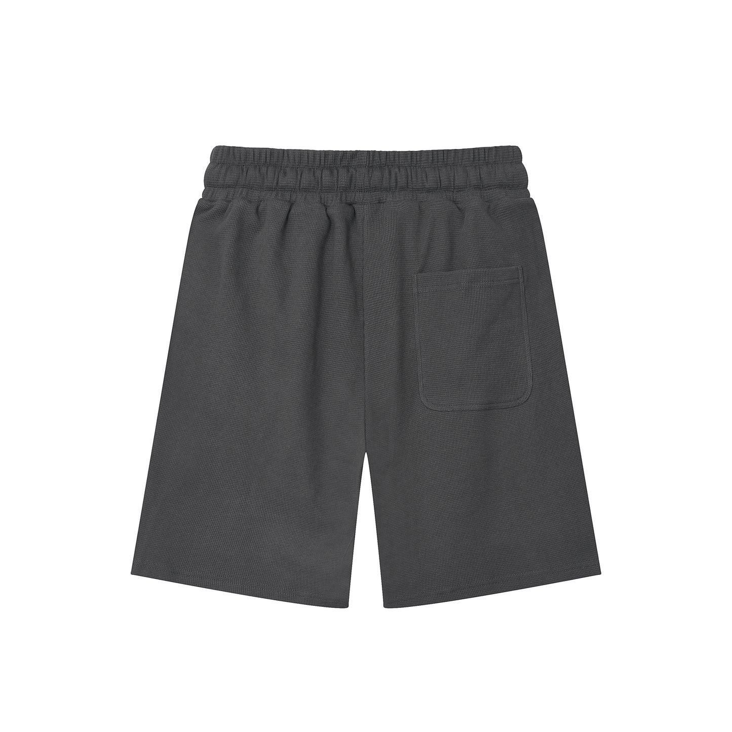 Can Design Patterns for You for Free Diamond Patterned Waffle Style Heavyweight Stretchy Waist Shorts Men Shorts High Quality
