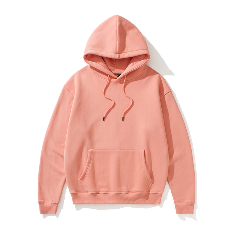 36 Color Fleece Loose Sleeved Hooded Pullover Hoodie Customized logo Unisex for Men High Quality 100% Cotton Personalized Design