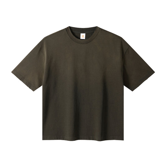 Wholesale t Shirt Streetwear High Quality Custom logo Puff Printing Tshirt Comfortable Design Heavy Cotton Round Neck T-shirts