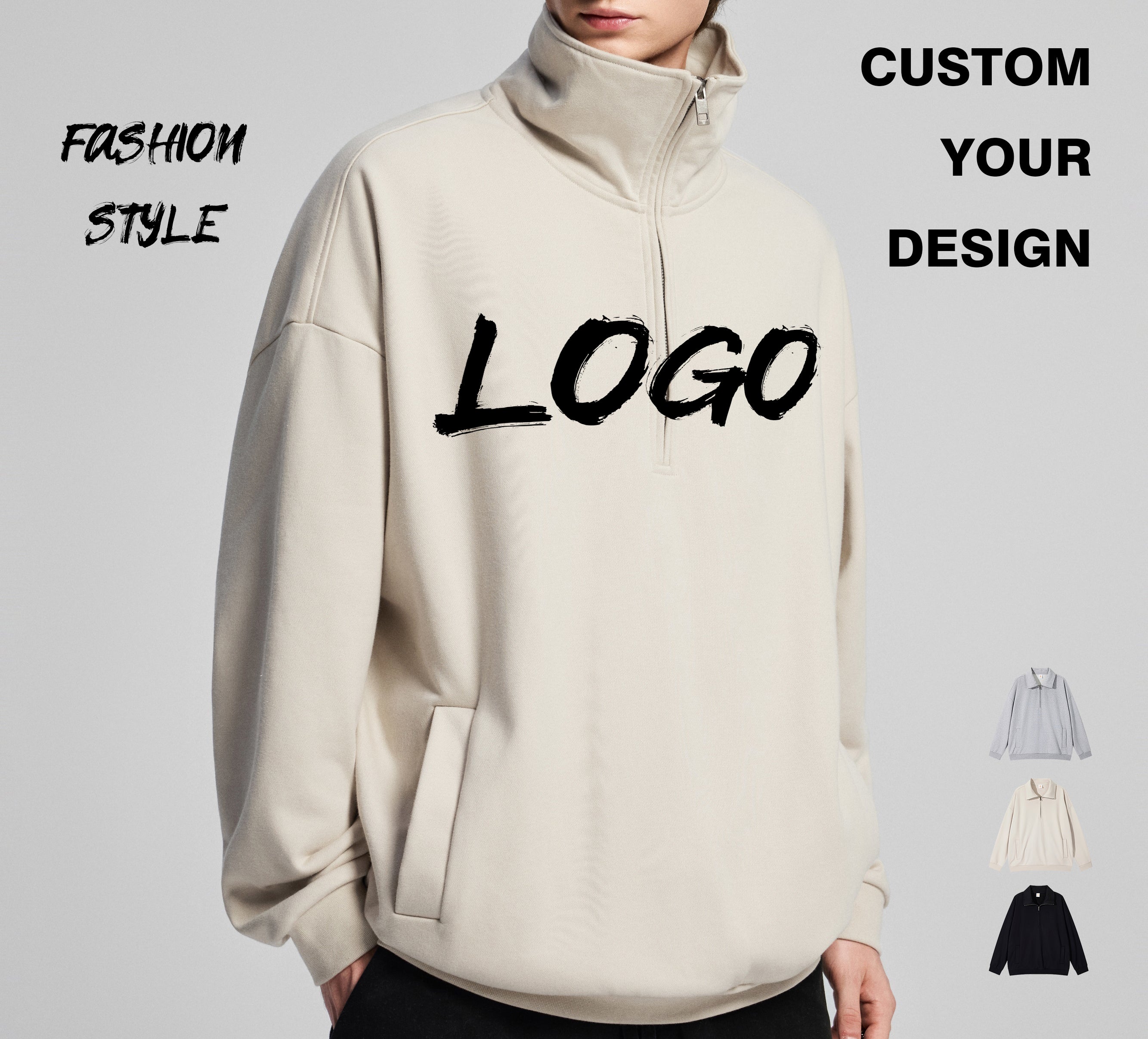 Manufacturer Hoodies Crewneck Essiantels Heavyweight Sublimation Puff Printing Polyester/Cotton Blank Hoodies High Quality