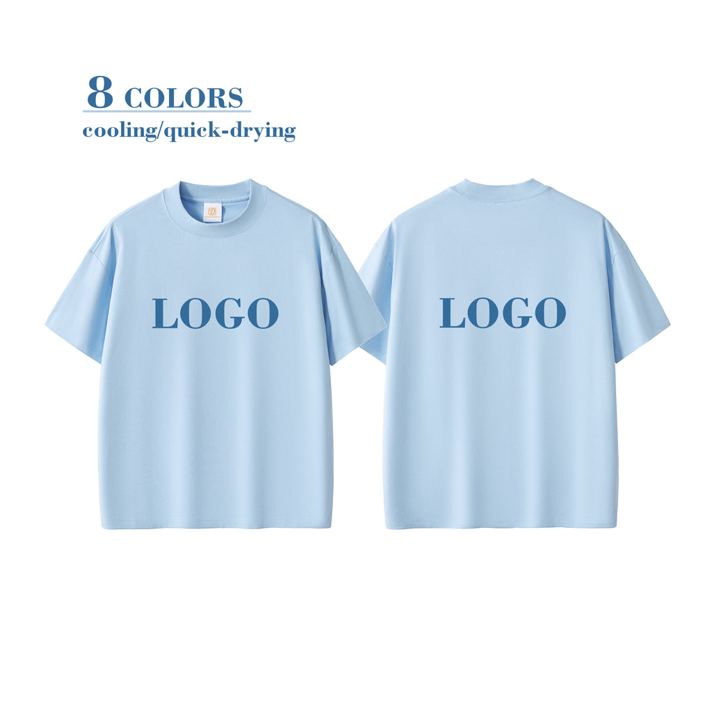 High Quality Oversized Quick-drying Blanks t Shirts Custom Print Streetwear Drop Shoulder Round Neck Black Fashion T-Shirts