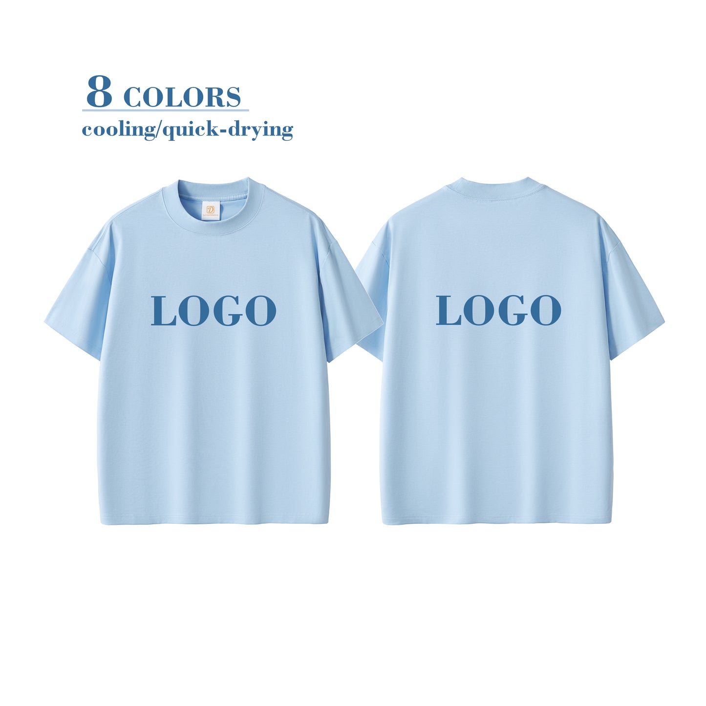 High Quality Oversized Quick-drying Blanks t Shirts Custom Print Streetwear Drop Shoulder Round Neck Black Fashion T-Shirts