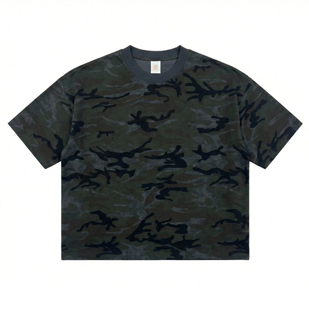 Wholesale Men's T-shirts Latest New Design High Quality Short Sleeve Fashionable Boxy Heavy Cotton Plain Personalized T-shirt