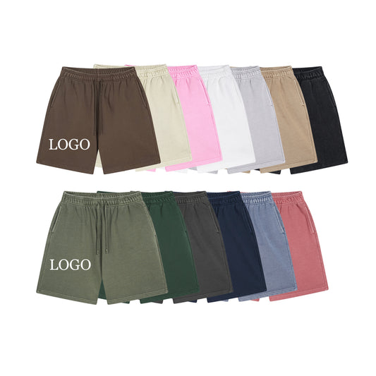 2026 Summer Short Blank 420g Heavy Cotton Acid Washe Custom Vintage High Quality Streetwear Plain Dtf Transfers for Short