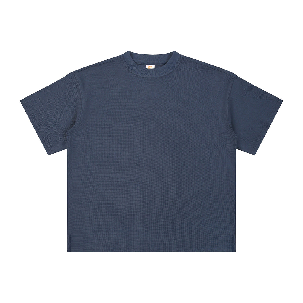 High Quality T-shirt Streetwear Custom Polyester/Cotton Design Tshirt Wholesale Crew Neck Drop Shoulder Screen Printed T-shirts