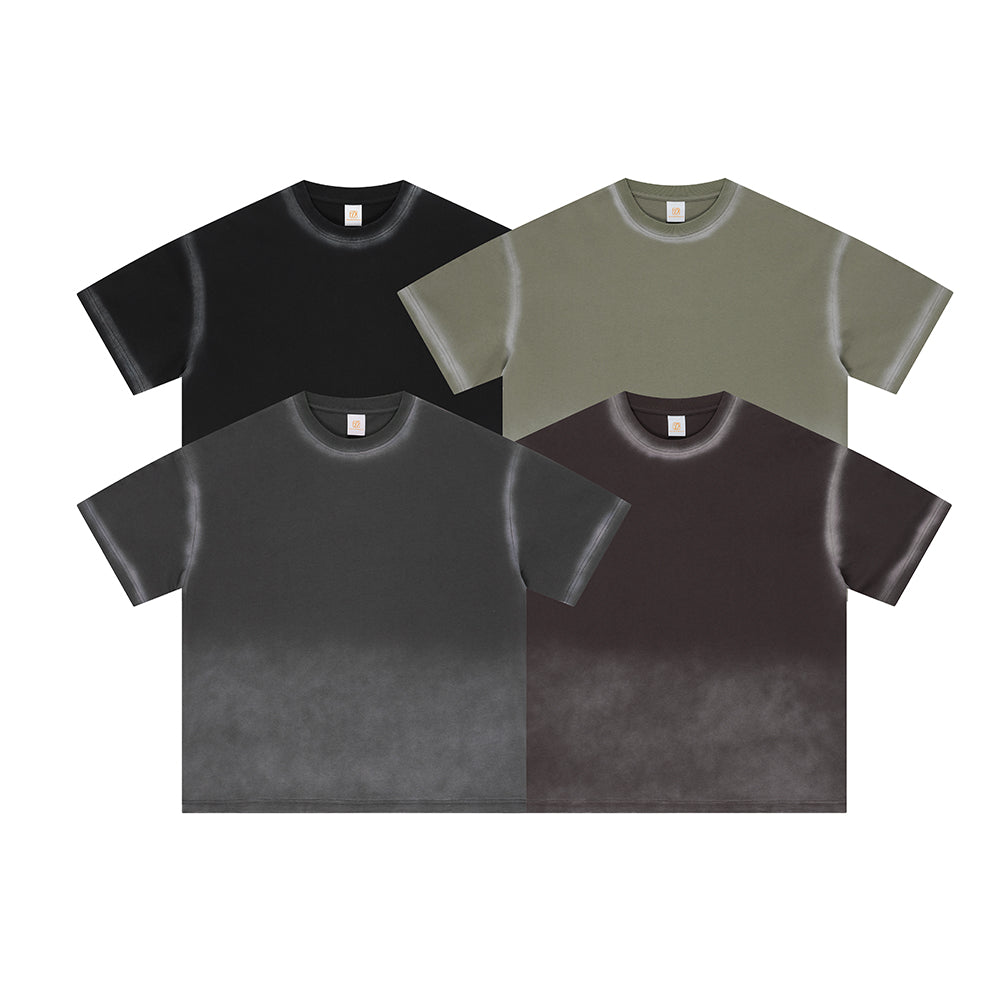 Wholesale t Shirt High Quality Custom Acid Wash 100% Cotton Vintage Streetwear Casual Plain Distressed Embroidery T-shirts