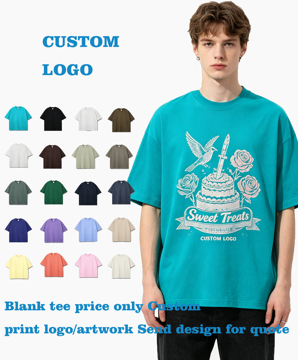 Wholesale t Shirt Printing Custom t Shirt for Men High Quality Loose Short Sleeve Tshirt Unisex Plain Oversized Tshirt Style