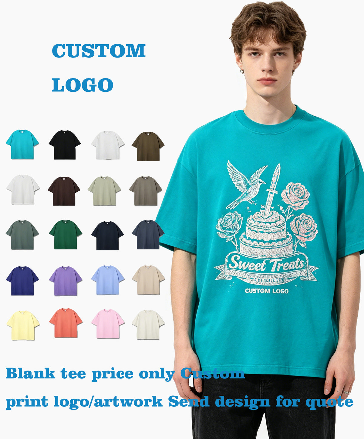Wholesale t Shirt Printing Custom t Shirt for Men High Quality Loose Short Sleeve Tshirt Unisex Plain Oversized Tshirt Style