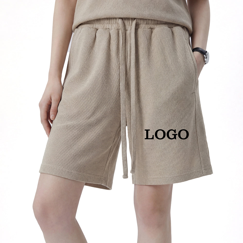 Customized Shorts Quick-drying High Quality Polyester/Cotton Loose Drawstring Streetwear Heavyweight Wholesale Plain Shorts