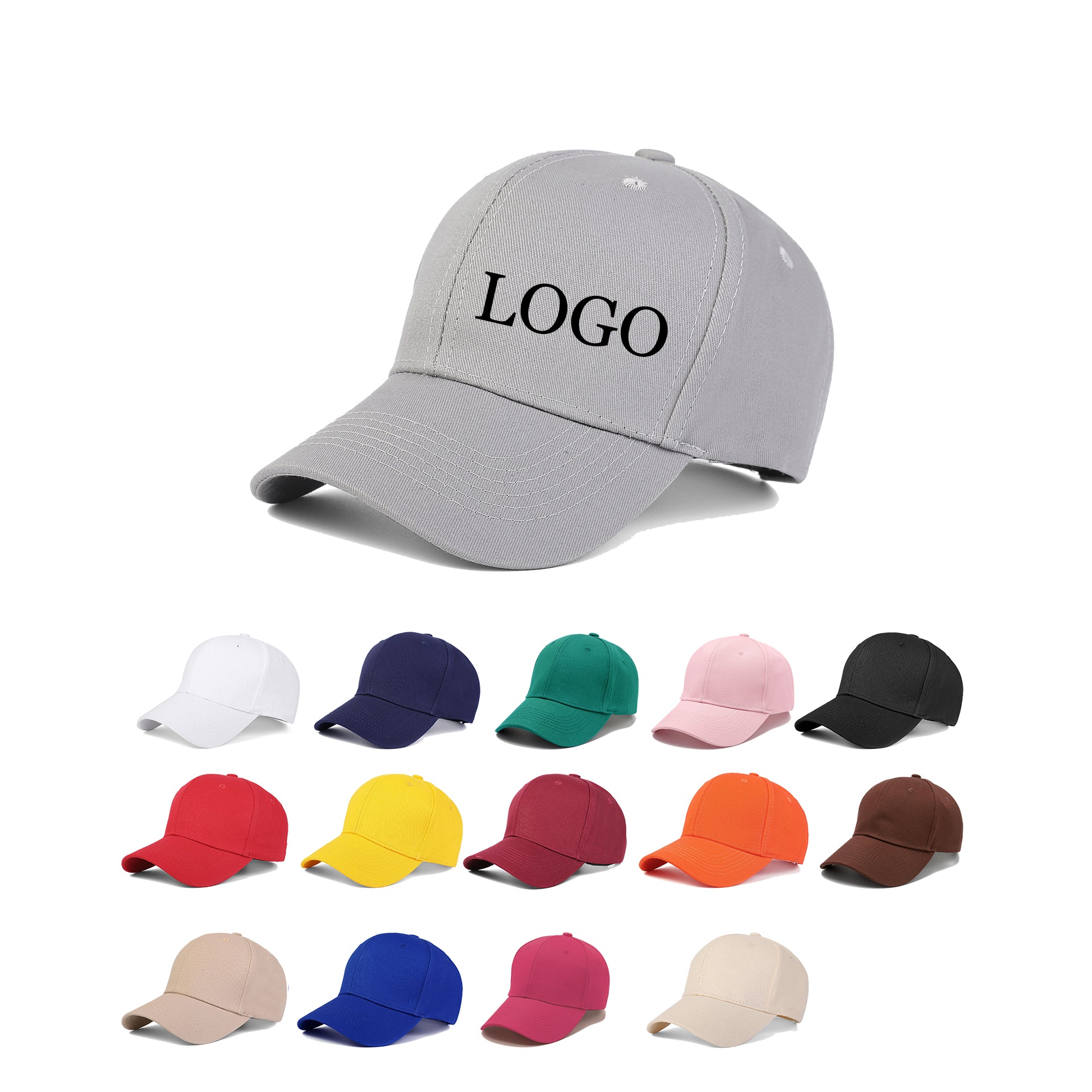 Custom Sport Baseball Cap Blank High Quality Sublimation logo Heavy Cotton 6 Panel Fashion Unisex High Quality Outdoor Caps