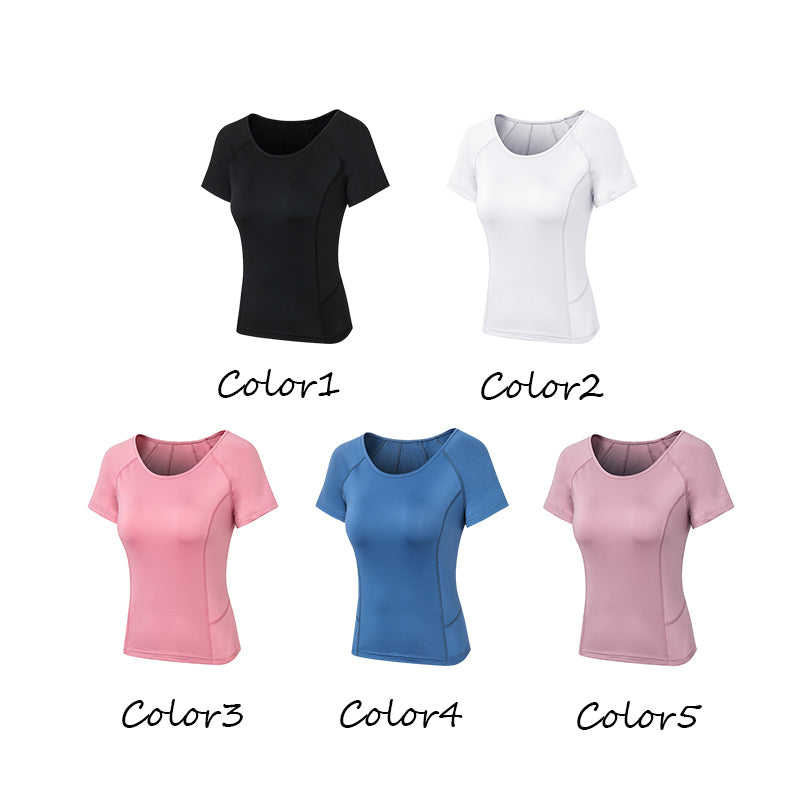 Women's T-Shirts Summer Short Sleeve Elastic Quick-drying High Custom Puff Print Round Neck Personalized Fashion Dtf Transfers T-Shirt Design