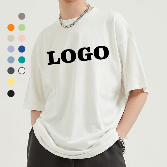 Custom Short Sleeve Puff Printing High Quality 100% Cotton Drop Shoulder Multi Color Summer New Design Streetwear t Shirts