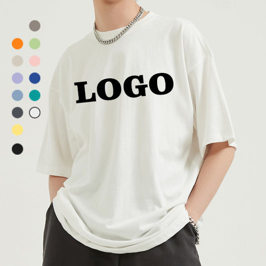 Custom Short Sleeve Puff Printing High Quality 100% Cotton Drop Shoulder Multi Color Summer New Design Streetwear t Shirts
