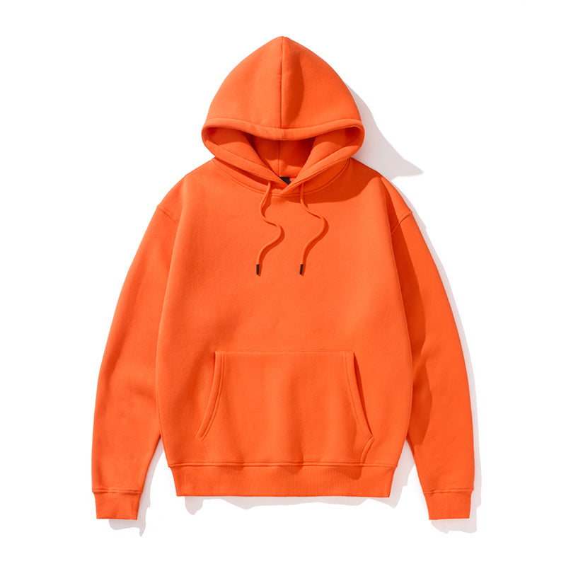 36 Color Fleece Loose Sleeved Hooded Pullover Hoodie Customized logo Unisex for Men High Quality 100% Cotton Personalized Design