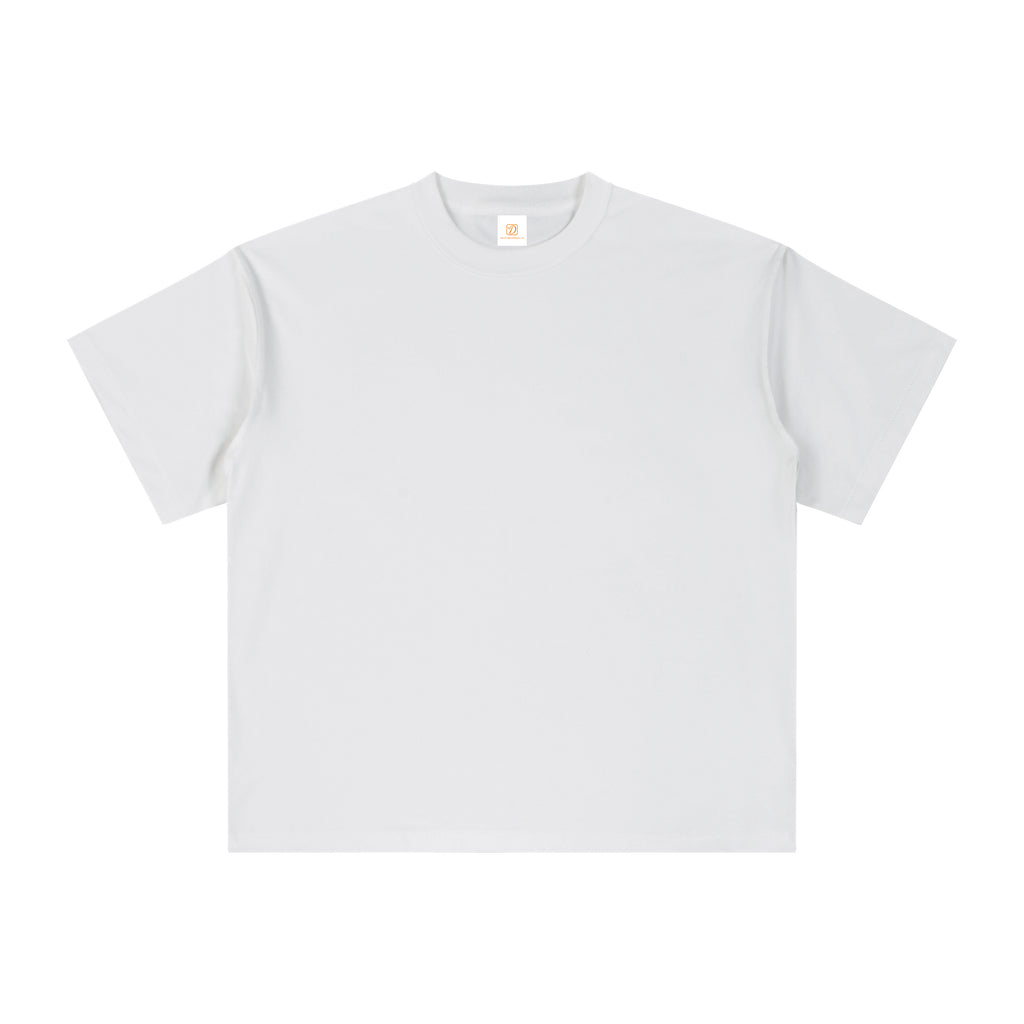 Wholesale T-shirt Quick-drying High Quality Streetwear Custom Prue Color Casual 330g Loose Design Dtf Transfers for t Shirts
