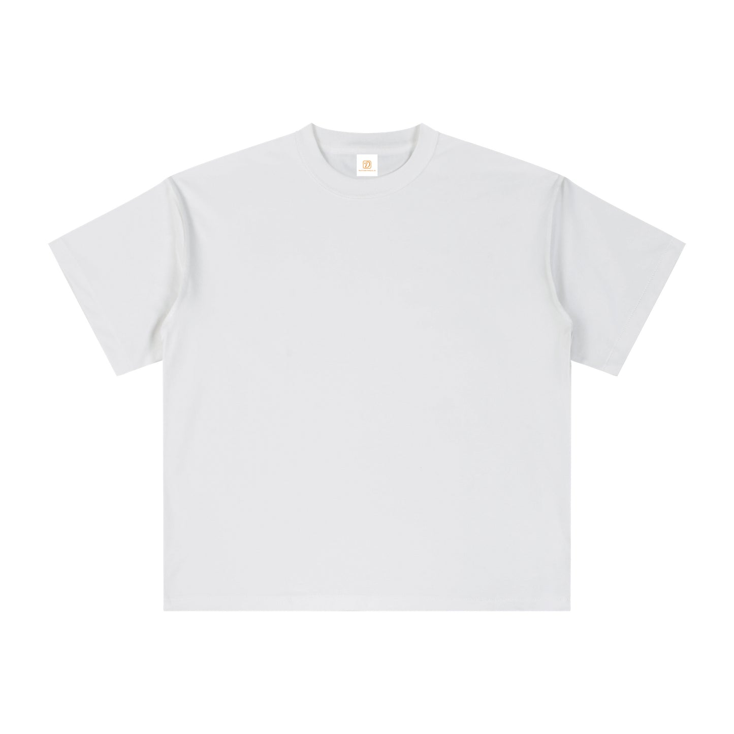 Loose Custom T-shirt Streetwear Embroidery logo Pure Color Round Neck Short Sleeve High Quality Distressed Puff Print t Shirt