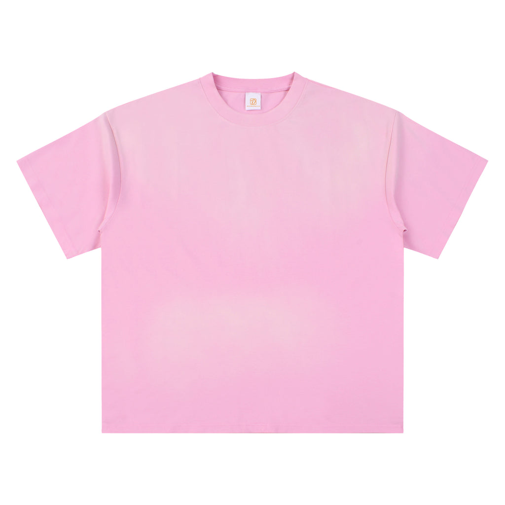 100% Cotton Vintage T-shirt Wholesale High Quality Custom logo Acid Wash Streetwear Drop Shoulder Short Sleeve Plain T-shirts