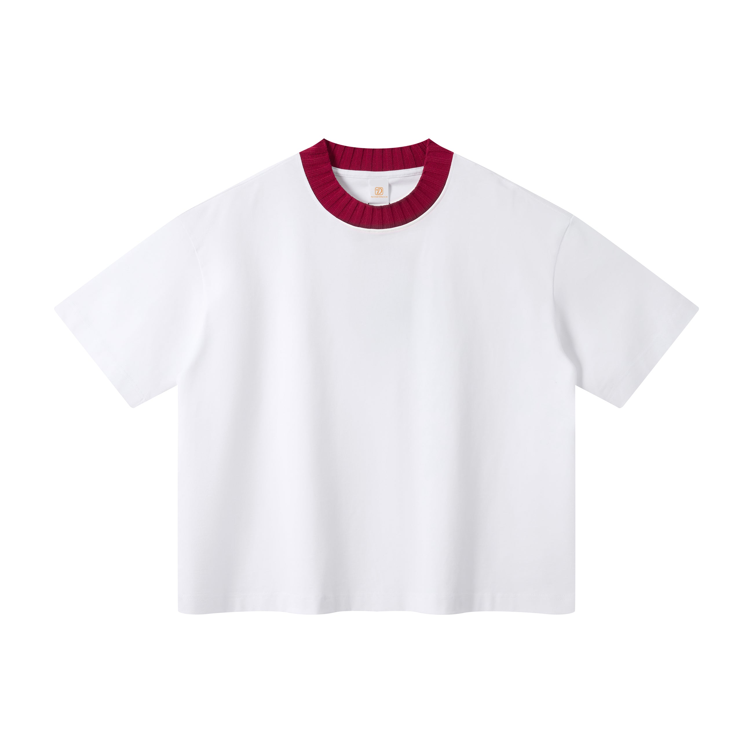 Streetwear Round Neck t Shirt Custom High Quality Patchwork Boxy Fashion 100% Cotton Design Wholesale Short Sleeve T-shirt