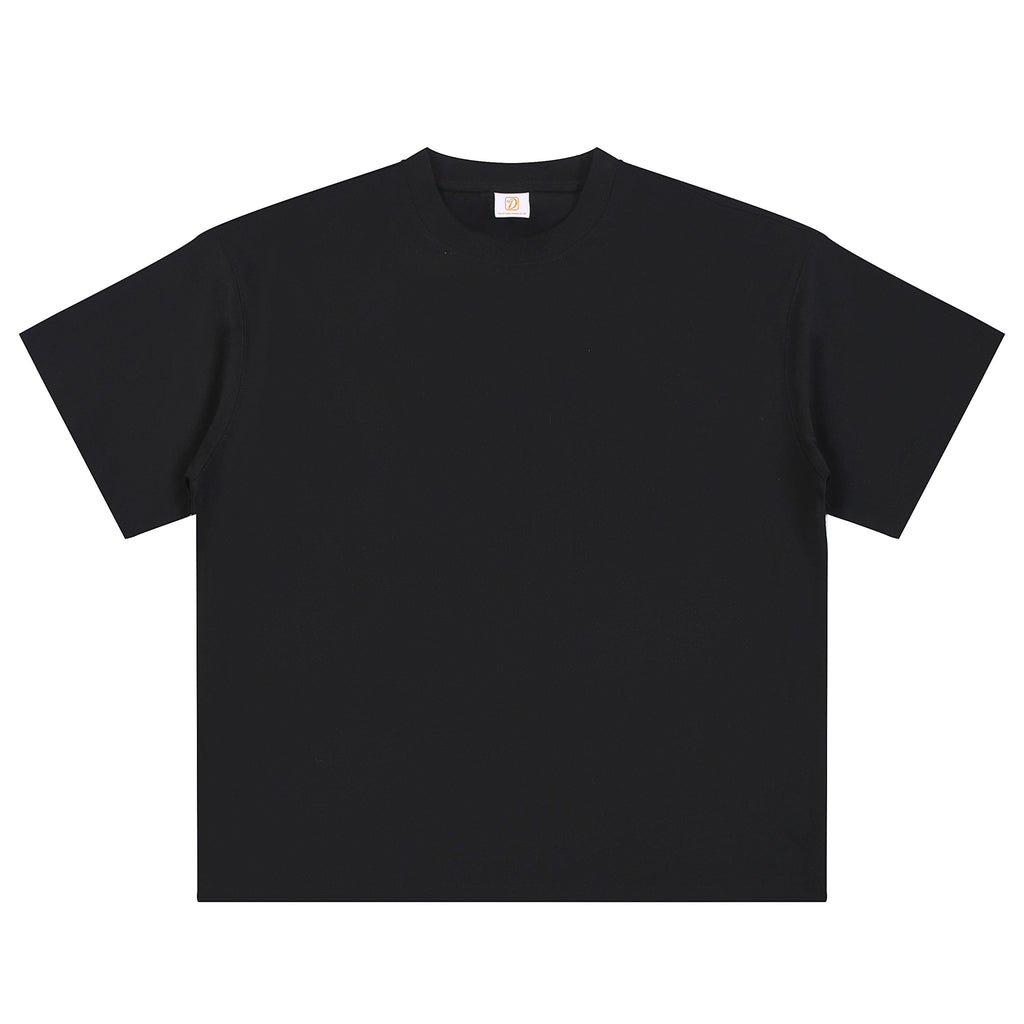 Custom T-shirt Round Neck Drop Shoulder Hip Hop High Quality Loose Sublimation 100% Cotton Fashion Heat Transfers for T-shirts