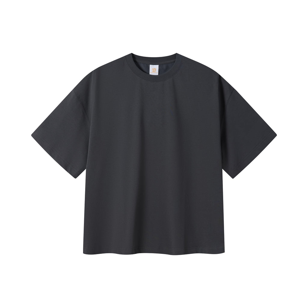 Wholesale Men's T-shirts Customized Design High Quality Round Neck Boxy Cropped Streetwear Fashion Short Sleeve t Shirt Design