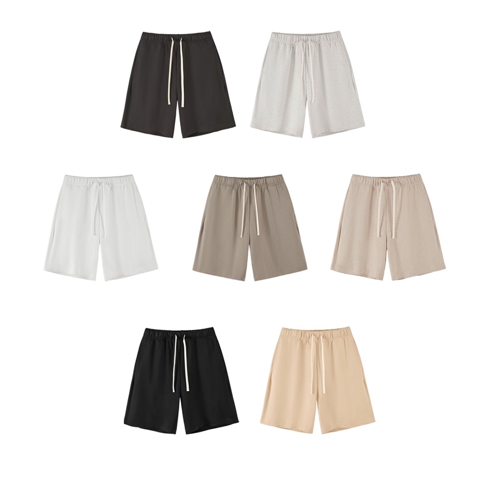 380g Heavyweight 100% Cotton Shorts Custom logo Blank Pure Color Streetwear High Quality Casual Fashion Summer Design Shorts