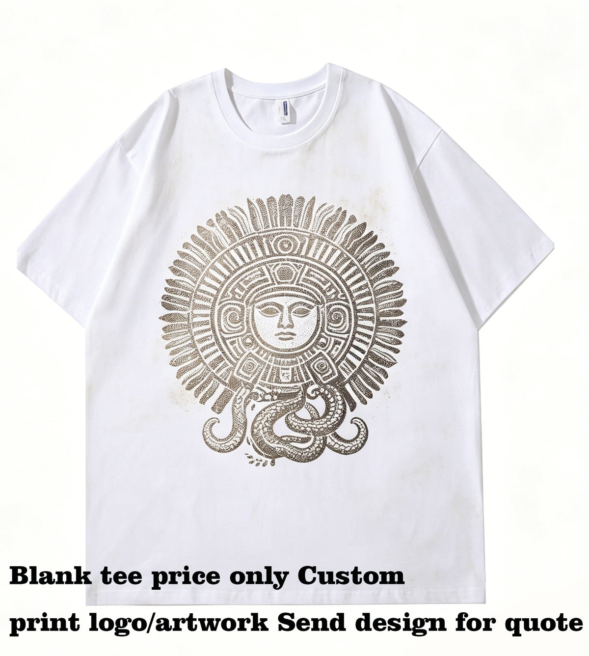 Multiple Processes Can Be Customized V Neck Round Neck T Shirt Printing Custom 100% Cotton Men t Shirt High Quality Designer