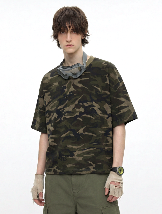 Vintage Boxy T-shirt Custom Colorful 100% Cotton Round Neck High Quality Short Sleeve New Design Streetwear Men's T-shirts