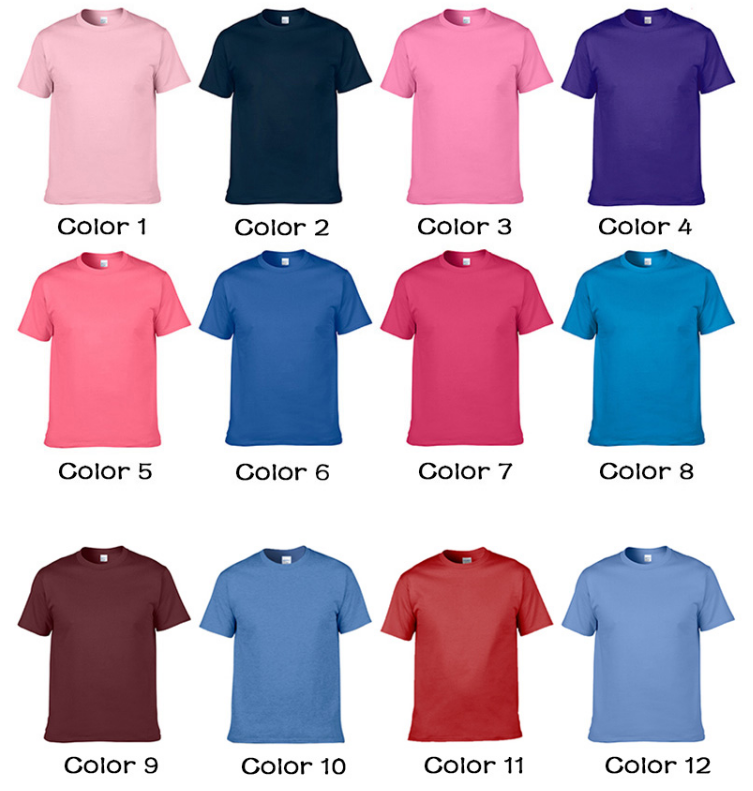 Men's T-shirts 100% Cotton Blank Straight-cut Seamless Streetwear Multicolored Custom High Quality Pure Color Fashion Tshirt