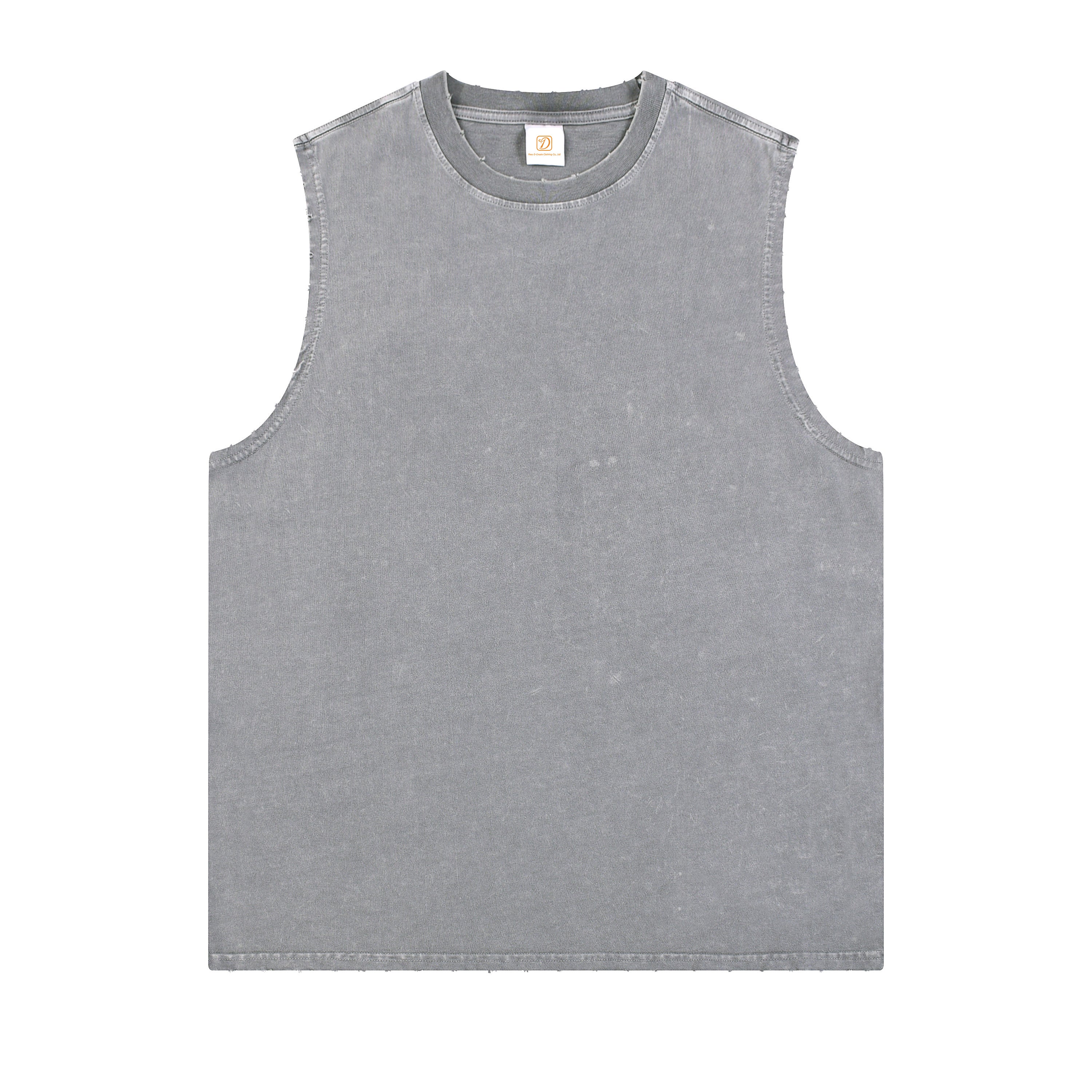Custom logo Cotton Sleeveless T-shirt Loose High Quality Screen Print Wholesale Blank Personalized Dtf Transfers for t Shirts