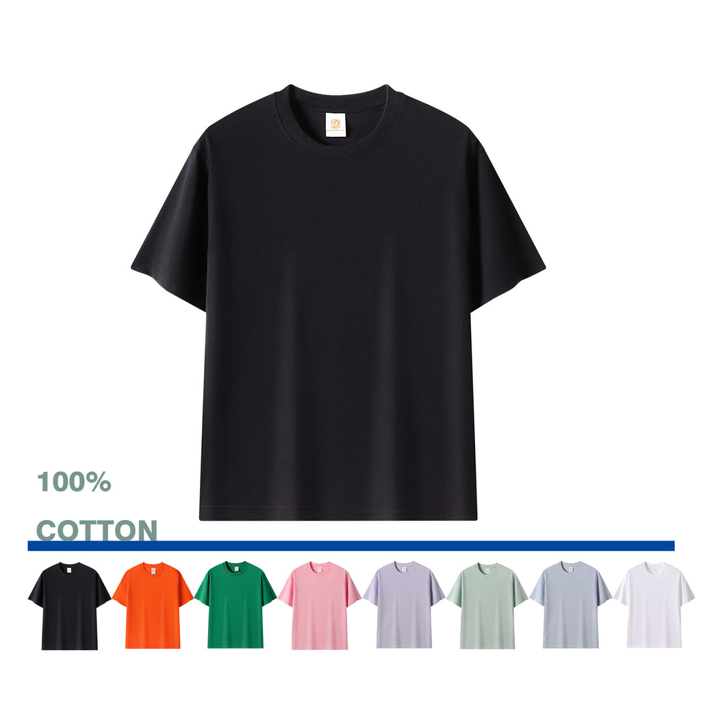 Wholesale Sublimation 100% Cotton Children's T-shirt Black Custom Streetwear Heavyweight Soft High Quality Design T Shirt