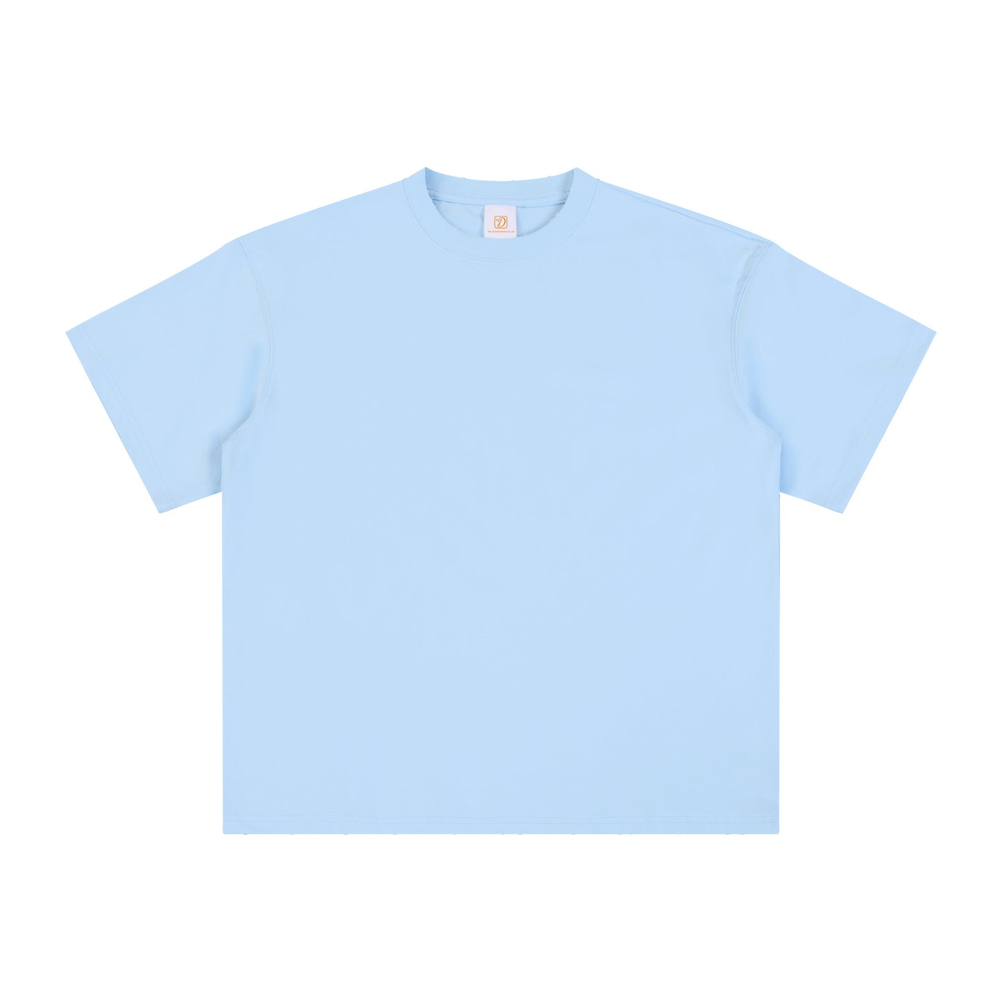 Men's T-shirts Ribbed Collar High Quality Custom logo Raw Edge Cool Touch O-neck Blank Streetwear Dtf Transfers for t Shirts