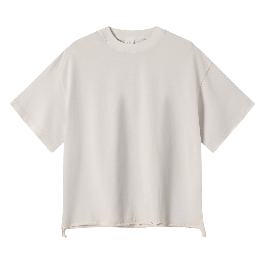 Vintage Men's Summer T-shirt Wholesale 100% Cotton Custom High Quality Washed New Design Fashion Short Sleeve Streetwear T-shirt