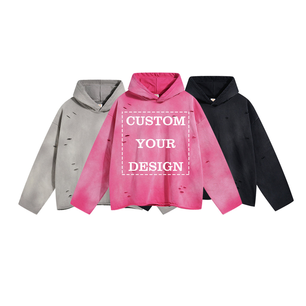 Manufacturer Hoodies Custom High Quality 2026 New Design Streetwear Polyester/Cotton Screen Printed Fashion Vintage Hoodies