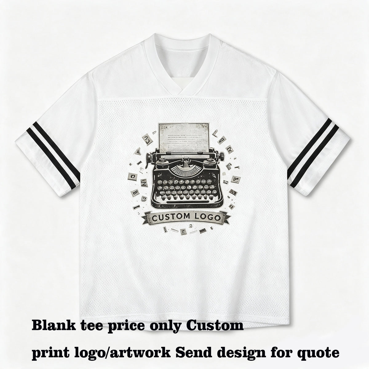 Oem Brand Wholesale Customized Tshirts Striped Contrasting Tennis Shirt Can Customize Your Favorite Pattern Men High Quality