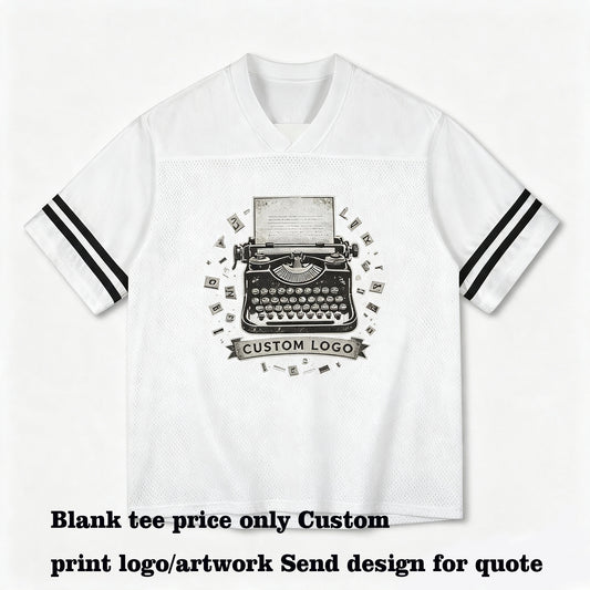Oem Brand Wholesale Customized Tshirts Striped Contrasting Tennis Shirt Can Customize Your Favorite Pattern Men High Quality