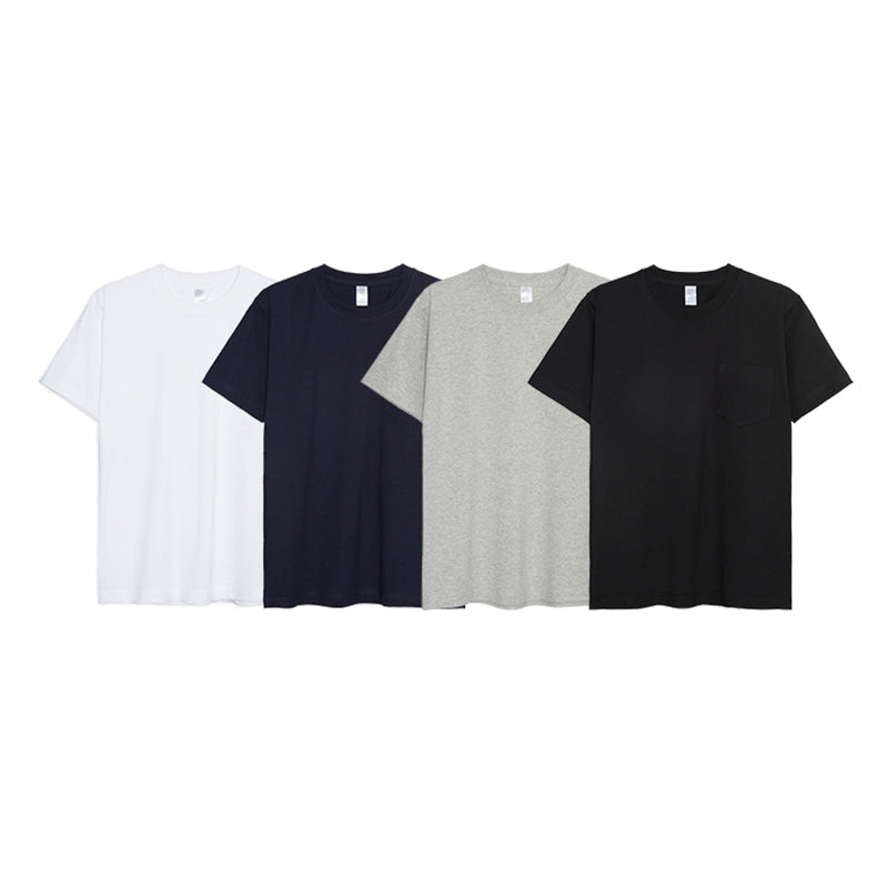 Men's Basic T-shirts Blank Heavyweight Custom 100% Cotton Distressed Embroidery High Quality Streetwear Short Sleeve Tshirt