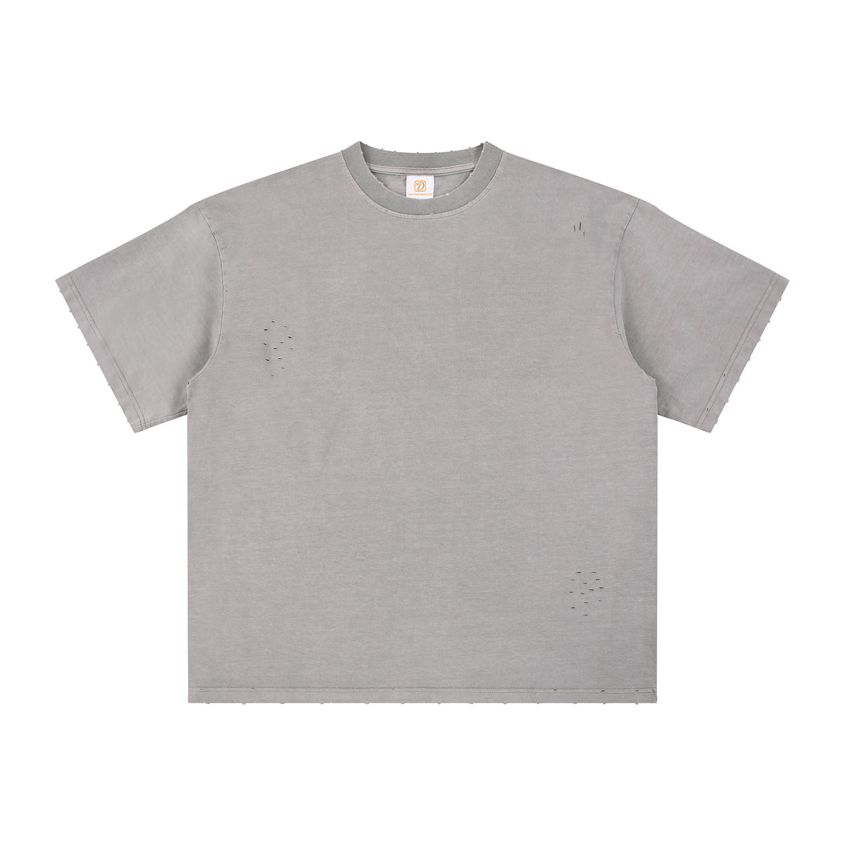 Tshirt Custom logo Cut a Water Washed Pure Cotton Short Sleeved T Shirt Can Design Patterns for You for Free Tshirt 100 Cotton