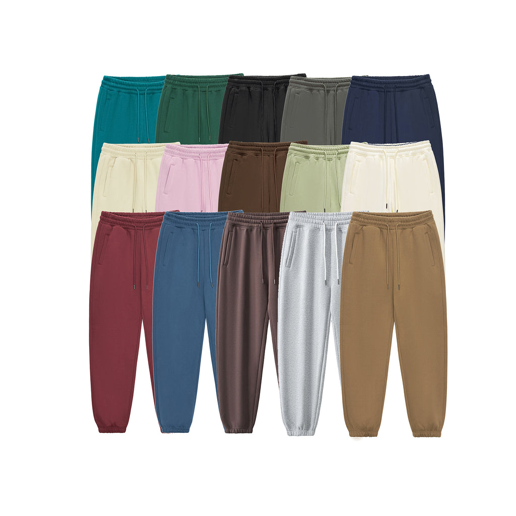 Casual Custom Sweatpants Pure Color Embroidery logo High Quality Customized Wholesale Streetwear Sport Breathable Sweatpants
