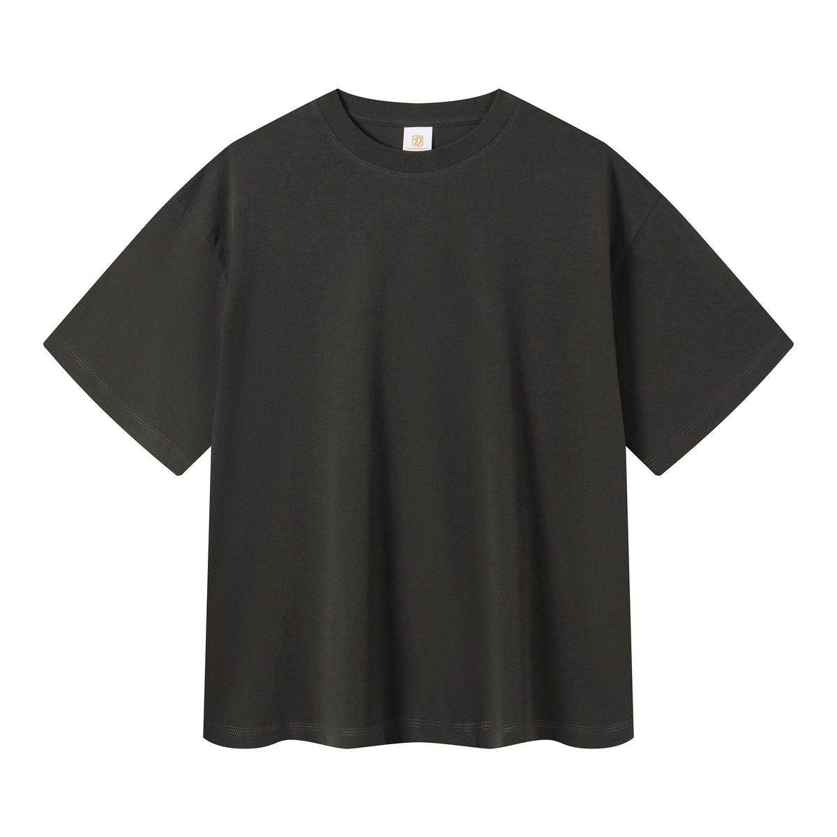 T-shirt From a Trendy Brand Ruffled Collar Sorona Dropped Shoulder Moisture Wicking Quick Drying Mint T Shirt Plain Oversized