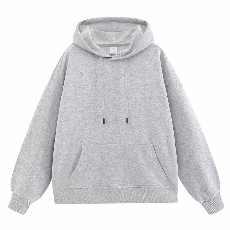 100% Cotton Wholesale China Fleece Hoodie with Relaxed Fit and Drop Shoulder for High Quality Personalized Design Unisex Hoodies