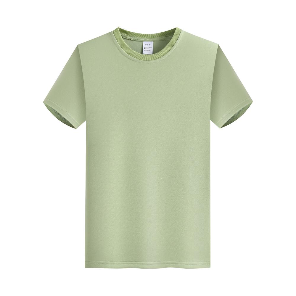 Wholesale Regular Fit Custom Terry Round Neck Puff Printing Polyester and Cotton Unisex Men Tshirts High Quality