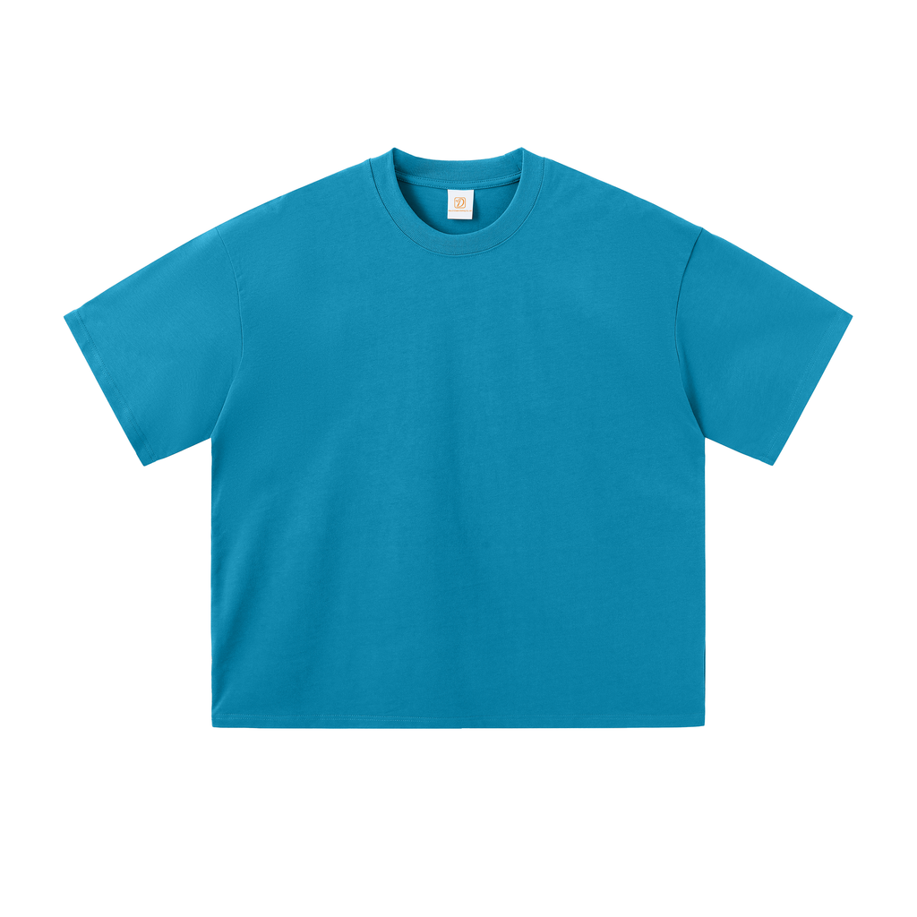 Boxy Men's T-shirts Custom Oversized Crew Neck High Quality Summer New Style Fashion Embroidery logo Wholesale Plain t Shirt