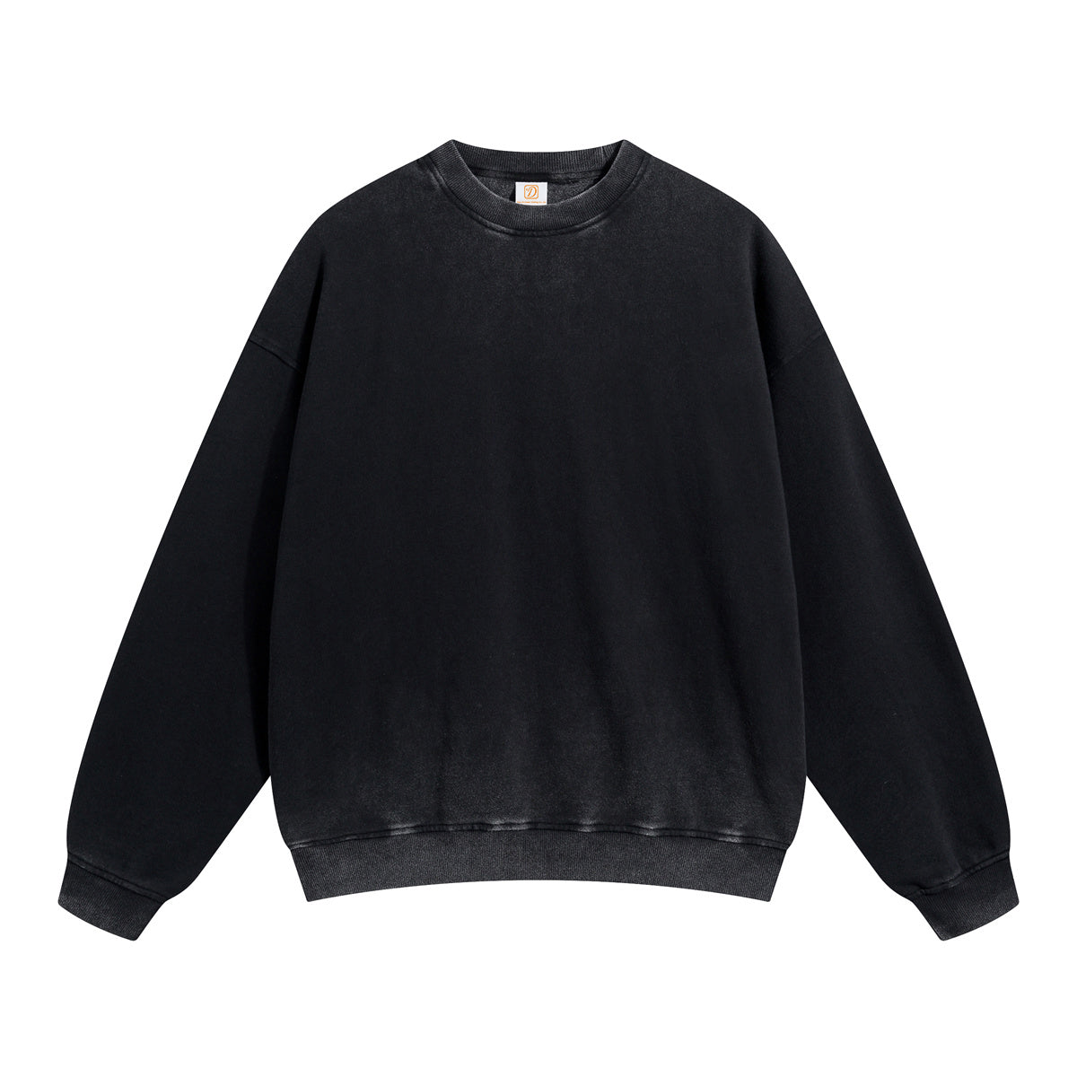 Hot Selling 100% Cotton Hoodies Custom Crew Neck 430g Acid Wash Vintage Heavyweight Distressed Streetwear Wholesale Hoodies