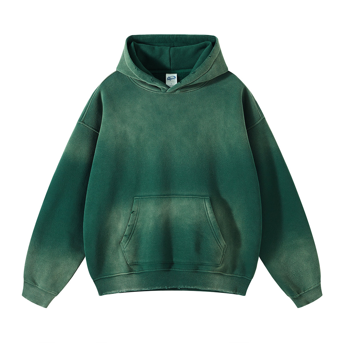 Custom Acid Wash Fleece High Quality Wax Dyeing Vintage Streetwear Puff Printing Heavyweight Hoodie Manufacturers Hoodies Set