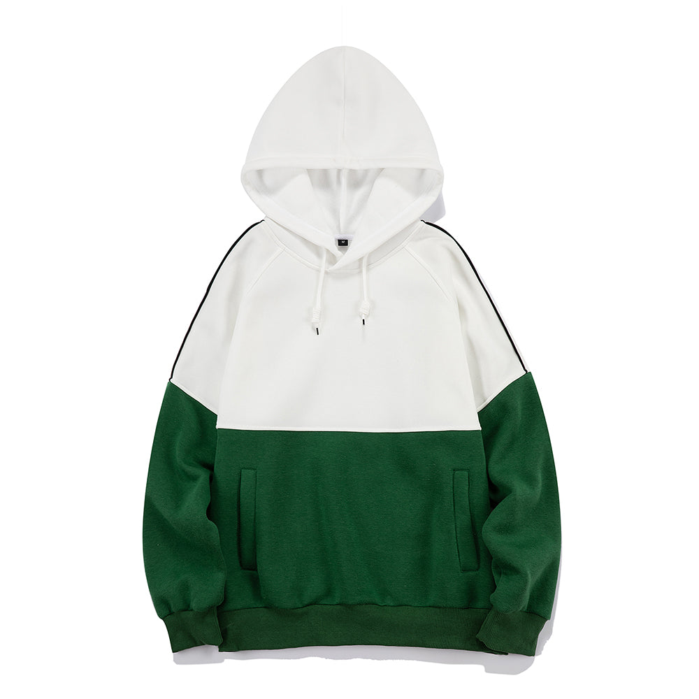 Wholesale Hoodies Three Color Plaid Sweatshirt Plain Oversized American Style Custom Print and logo High Quality Drop Shoulder