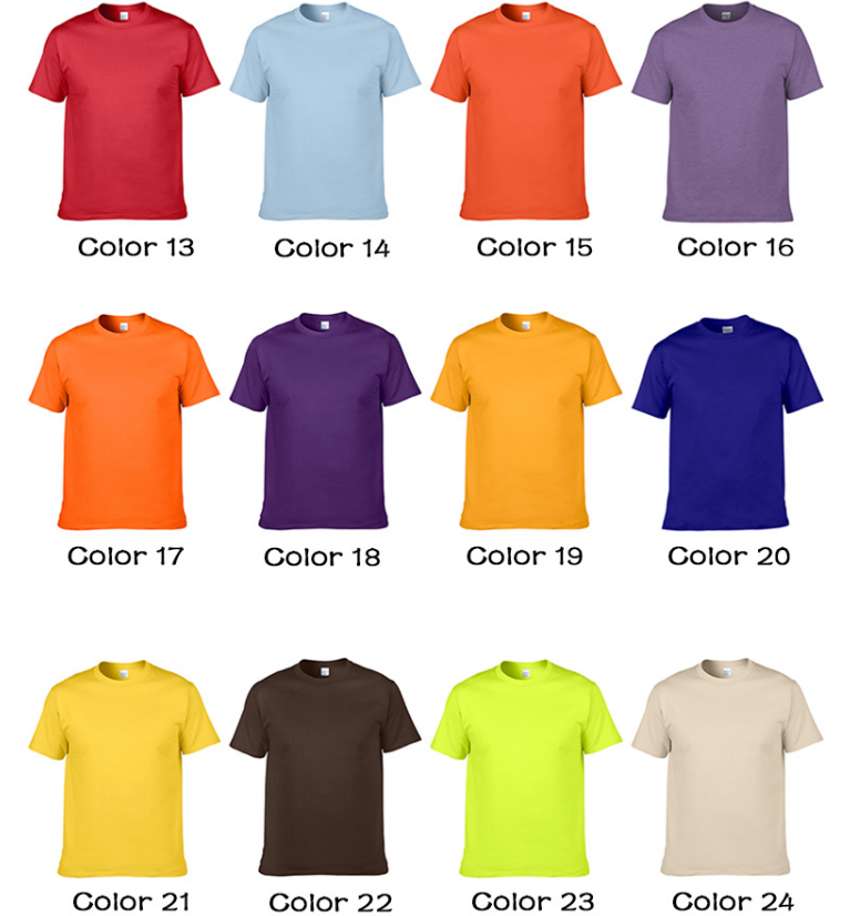 Men's T-shirts 100% Cotton Blank Straight-cut Seamless Streetwear Multicolored Custom High Quality Pure Color Fashion Tshirt