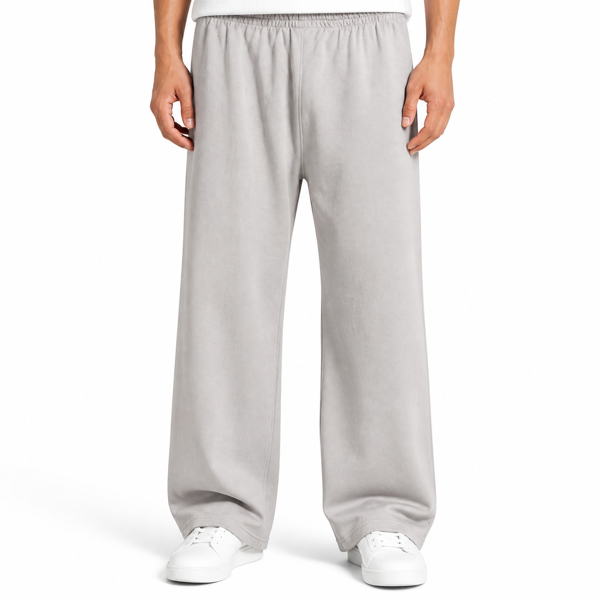 OEM Unisex Men Sweatpants High Quality Microphone Assembly with Long Connection Plain Oversized Sweatpants American Style